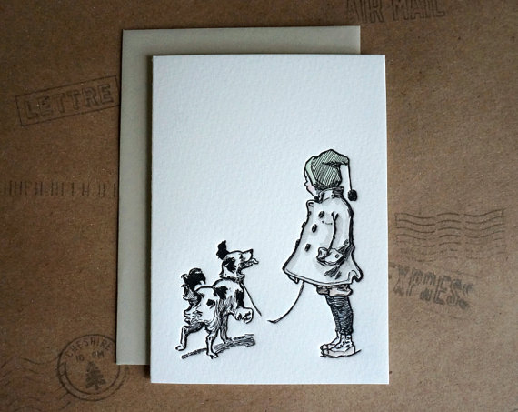 Letterpress-holiday-card-with-dog-sweetpeonypress