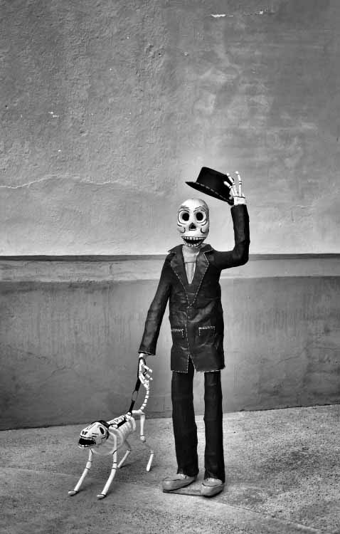 Day-of-the-dead-man-and-dog-photograph-by-David-Brommer-2013