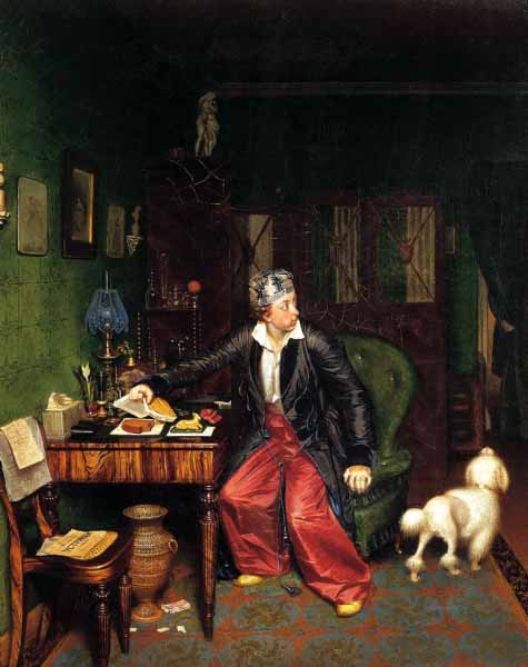 The-Aristocrat's-Breakfast-by-Pavel-Andreevich-Fedotov-1849-1850t