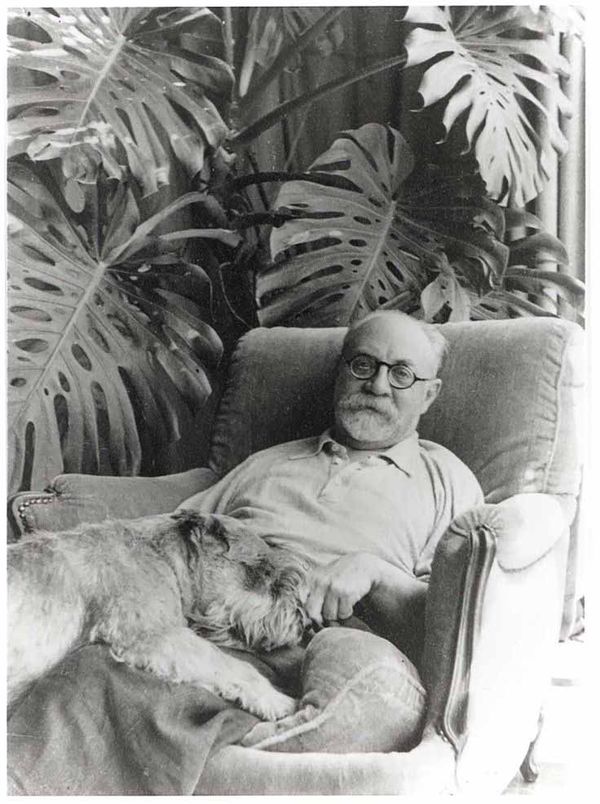 Henri-matisse-and-dog